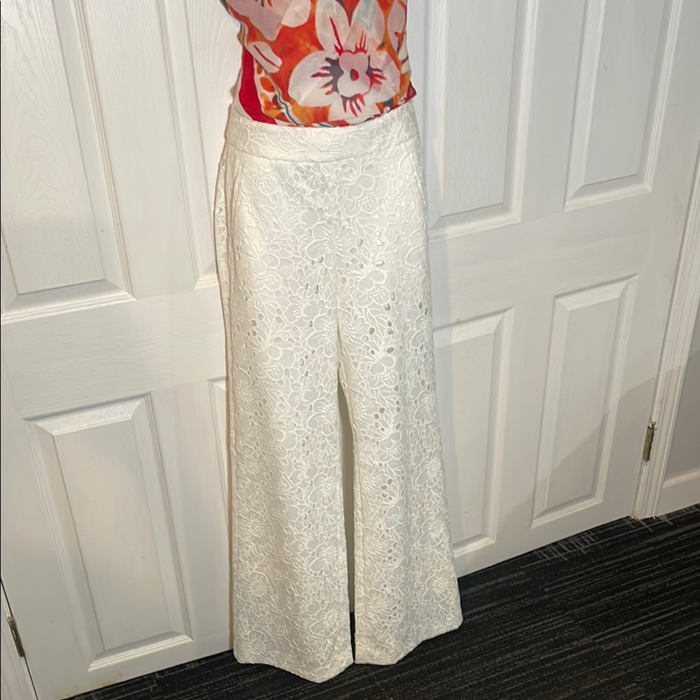 Sachin + Babi White Wide Leg pants